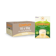 Complan Velvety Vanilla Nutritional Drink Sachets, 4 x 55g (Pack 4)