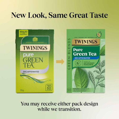 Twinings Twinings Pure Green Decaffeinated 20 Tea Bags