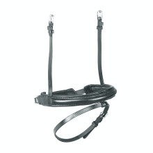 (Full, Black) Velociti Leather Dressage Horse Flash Noseband