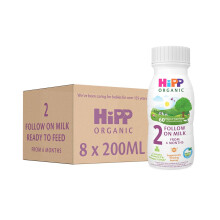 HiPP Organic 2 Follow on Baby Milk Ready to feed liquid formula, From
