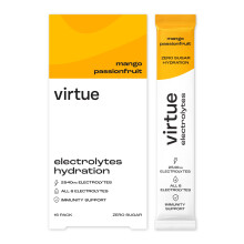 Virtue Zero Sugar Hydration Electrolytes Mango Passionfruit 16 Pack