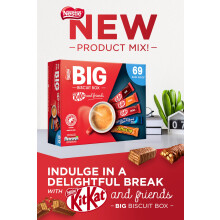 Nestlé Kitkat and Friends Big Biscuit Box 69 x Chocolate Biscuit Bars