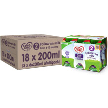 Cow & Gate 2 Follow On Baby Milk Ready to Use Liquid Formula, 6