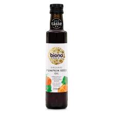 Biona Organic Pumpkin Seed Oil 250 ml - Great Taste Award 2024 Winner - Cold Pre