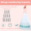 10l Bin Bags Bin Liners, Drawstring Trash Bags w/ Tie Handle, KITBEST 5