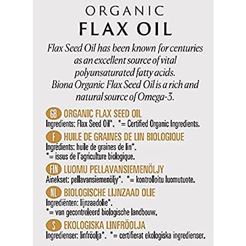 Biona Organic Flax Seed Oil, 250ml 2
