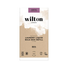 Wilton London Eco Friendly Santal Laundry Liquid Refill (112 Washes, 4L) - Non-Bio, Plant-Based Biodegradable Washing Detergent Pack with Essential Oi
