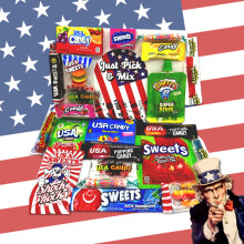 Just Pick Mix American Sweets Box Gift Hamper for Kids — American Can