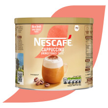 NESCAFÉ Cappuccino Unsweetened Taste Instant Coffee 1kg Tin Packaging