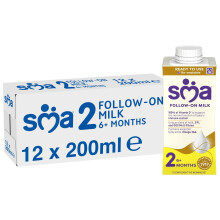 SMA PRO Follow On Baby Milk, Ready To Drink, 6 Months+, 200ml