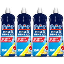 Finish | Finish Dishwasher Rinse & Shine Aid | Lemon | 800ml | For