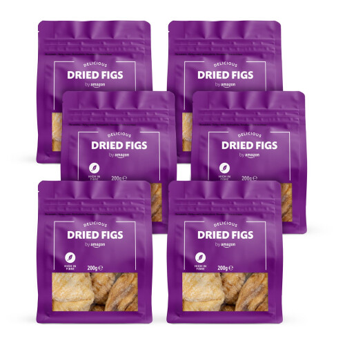 by Amazon Dried Figs, 200 g, Pack of
