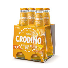 Crodino Spritz 00 4 x 175ml  The sparkling and golden nonalcoholic aperitiv