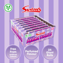 Swizzels Giant Parma Violets Rolls 24 Pack 24 x 40g Floral Flavour Ret