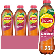 Lipton Raspberry Bottled Ice Tea 125 L Pack of 6 low calorie soft drink