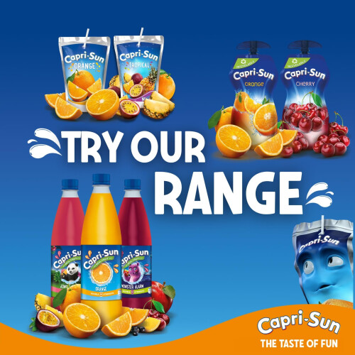 Capri-Sun Cherry (15 x 330ml Bulk Multipack) With Resealable Cap And Nothing Artificial 2