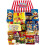 Retro Sweets Gift Box: Candy Striped Old Fashioned Sweets Selection Hamper: Birt 1