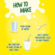 Nido Instant Full Cream Milk Powder Substitute for Fresh Milk for Tea