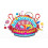Retro Sweets Gift Box: Candy Striped Old Fashioned Sweets Selection Hamper: Birt 4
