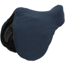 (One Size, Navy) Shires Fleece Horse Saddle Cover