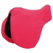 (One Size, Pink) Shires Fleece Horse Saddle Cover