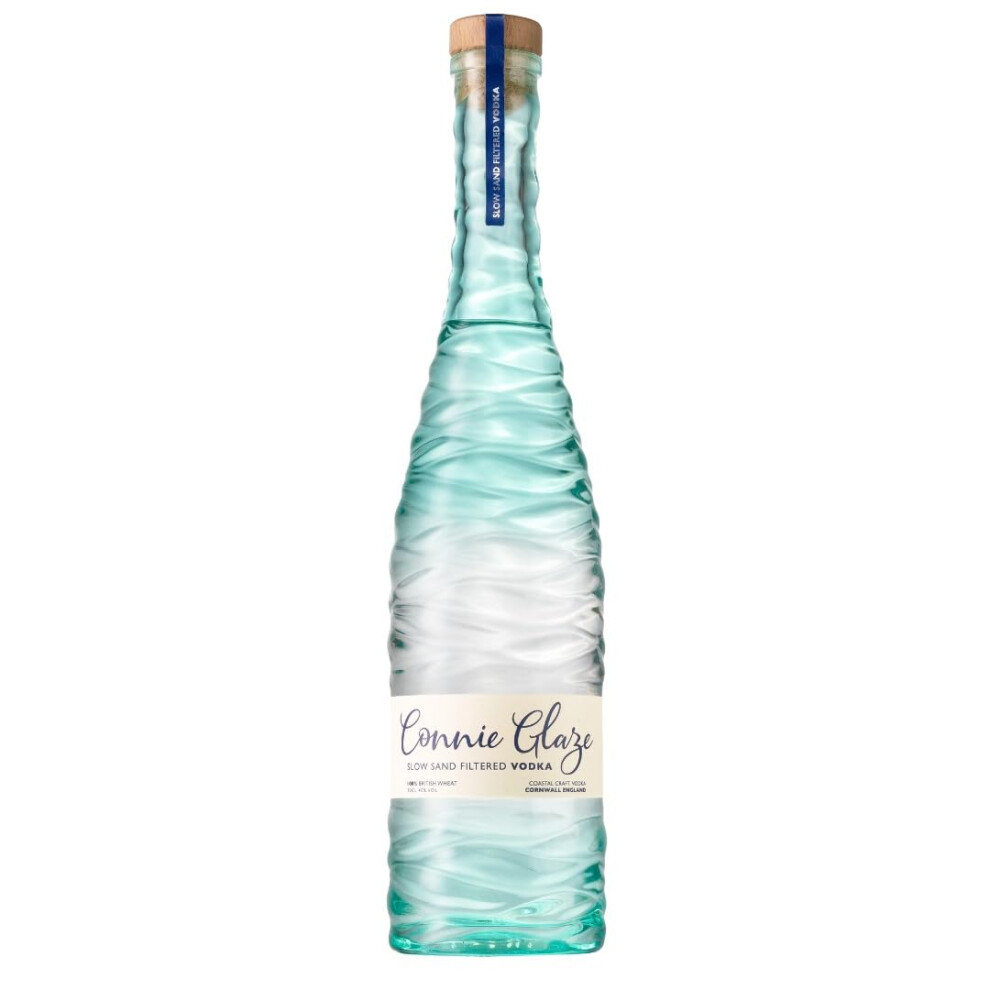 Connie Glaze Slow Sand Filtered Vodka | Coastal British Vodka | Deliciously Smooth | Made From 100% British Wheat & Natural Water