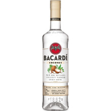 BACARDÍ Coconut, 27% ABV, 70cl / 700 ml, White Rum Blended with Real Coconut Ess