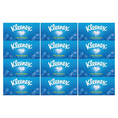 Kleenex Kleenex Original Facial Tissues, Tissues Box Multipack, 12 Standard