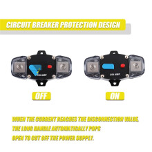250A 12-48 Volt Self Recovery Circuit Breaker with Manual Reset Button for Automotive Rv Marine Boat