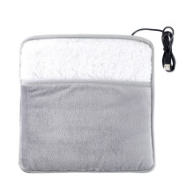 Electric Foot Heating Pad 5V USB Warmer Winter Hand/Foot Warmer Washable for Home Office Feet Legs Waist 30x30x2.5CM
