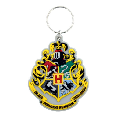 Harry Potter Harry Potter Hogwarts Crest Rubber Keyring