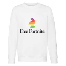 Fortnite Girls Llama Rainbow Sweatshirt