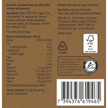 Oatly Chocolate Oat Drink Carton 18 x 250ml with paper straw