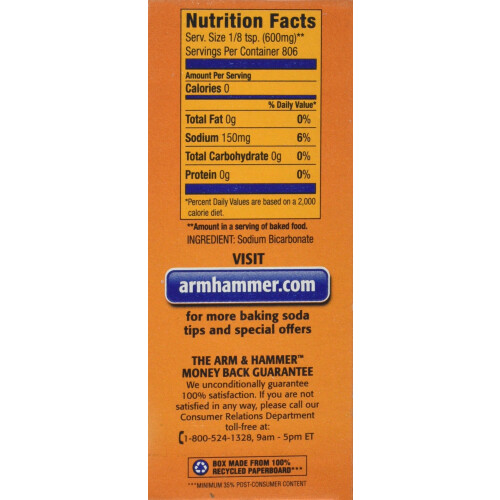 Arm & Hammer Baking Soda, 16 Oz 1