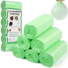 150PCS Biodegradable Bin Bags, 6l food waste bags, bin bags