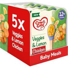 Cow & Gate Lemon Chicken & Vegetables Baby Food Meal, 12+ Months, 230g