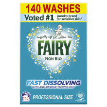 Fairy Non-Bio Powder Kind to Sensitive Skin Laundry, 140