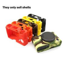 Silicone Protective Case for DCS-RX100 Series M3, M4, M5, M6, M7 - Soft, Scratchproof Camera Skin Cover Black