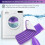 Spray Mop Refill Pads for Flash Powermop 4PCS Microfibre Mop Pads Wash 3