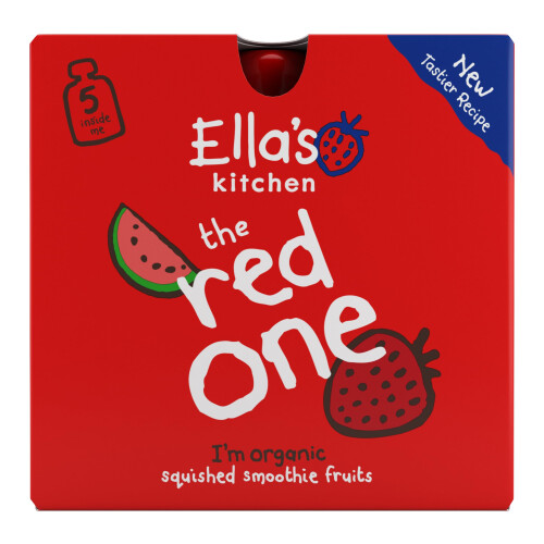 Ella's Kitchen Organic Fruit Smoothie Assortment, (Red, Purple, 1