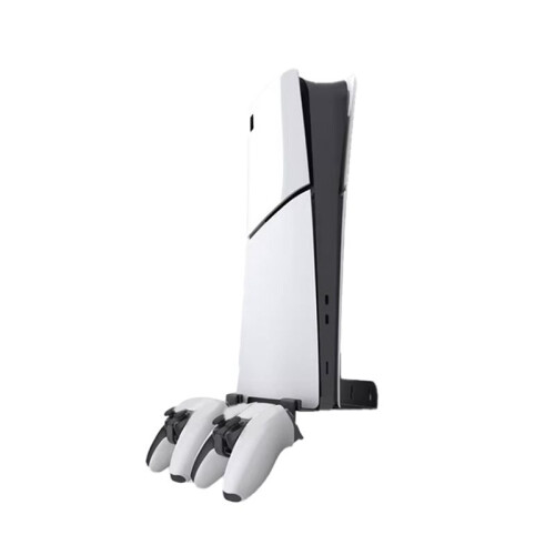 Wall Mount Bracket with Controller Holder - Compatible with Slim Digital and Disc Editions