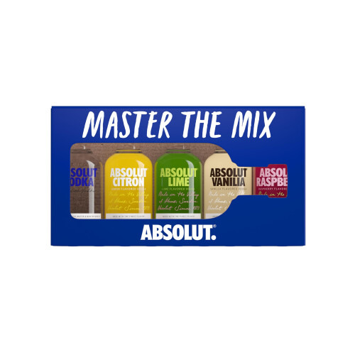 Absolut Mix Miniature Pack with Original, Citron, Lime, Vanilia and