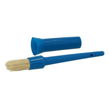 (One Size, Blue) Ezi-Groom Plastic Horse Hoof Oil Brush