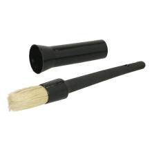 (One Size, Black) Ezi-Groom Plastic Horse Hoof Oil Brush