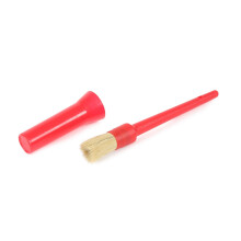 (One Size, Red) Ezi-Groom Plastic Horse Hoof Oil Brush