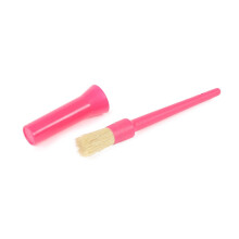 (One Size, Pink) Ezi-Groom Plastic Horse Hoof Oil Brush