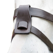 (One Size, Havana) Blenheim Leather Horse Flash Attachment