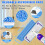 BPAWA Microfibre Mops for Cleaning Floors: Flat Floor Mop with 4 3
