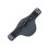 (30in, Black) Shires Anti-Chafe Elastic Horse Stud Girth 2