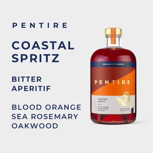 Pentire Coastal Spritz 70cl – Botanical Non Alcoholic Aperitif – 1